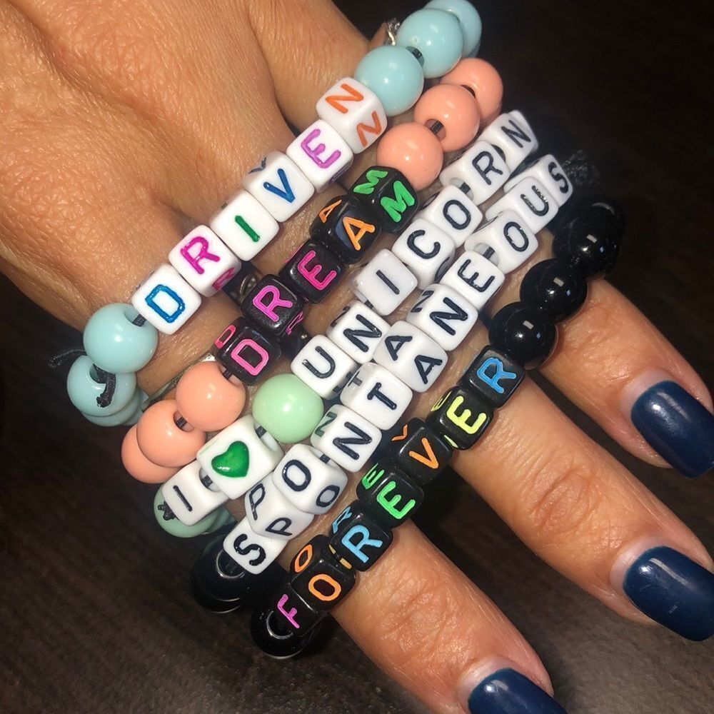stretchy bracelets  Custom made to order
